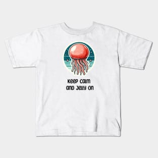 Cannonball Jellyfish Keep Calm and Kids T-Shirt